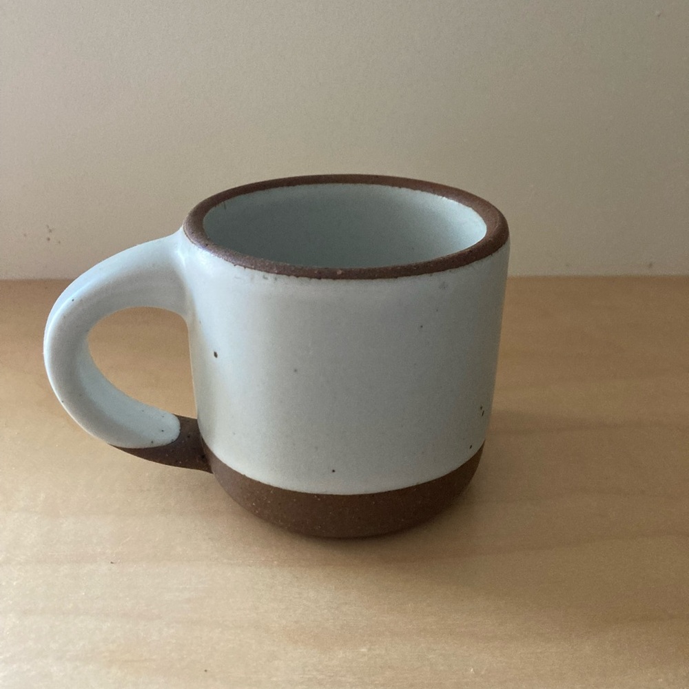 East Fork Pottery Short Mug- Eggshell